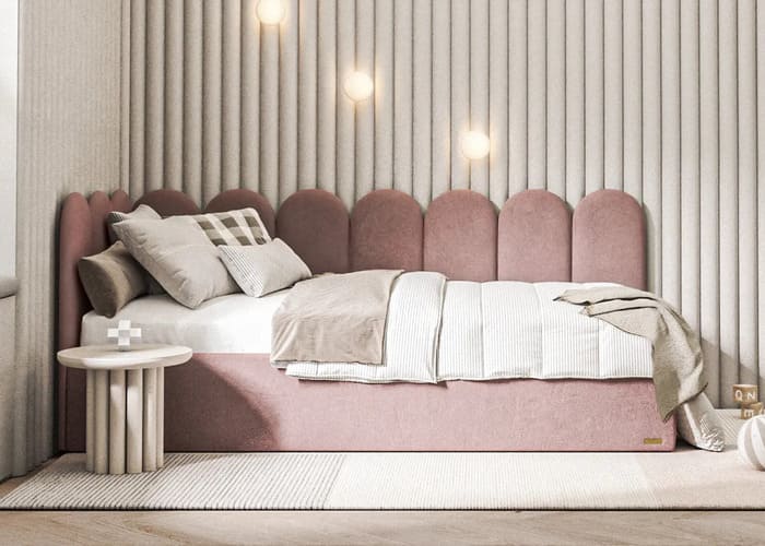 Кровать мягкая угловая Эмели - фото 3