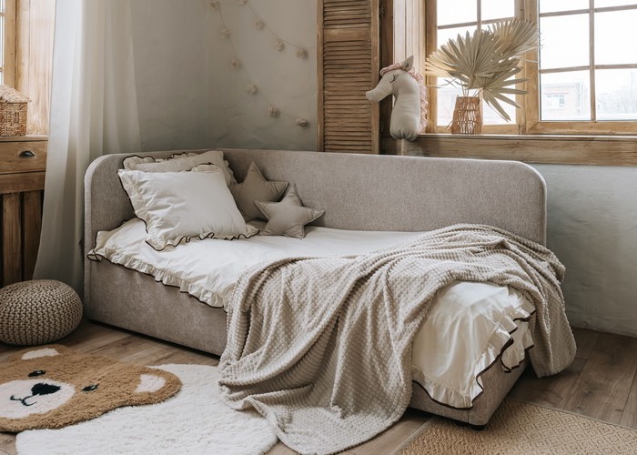 Ліжко м'яке кутове Мокко - фото 3