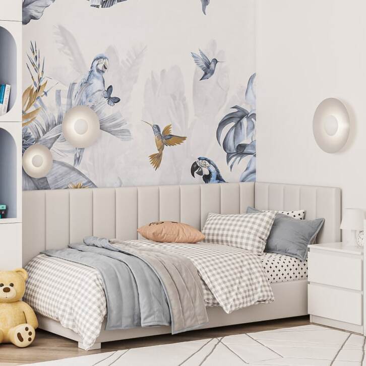 Ліжко м'яке кутове Мія - фото 1