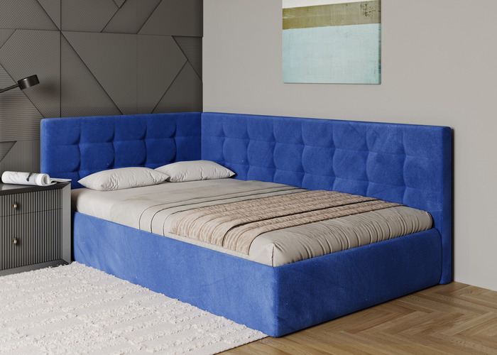 Ліжко м'яке кутове Соната - фото 4