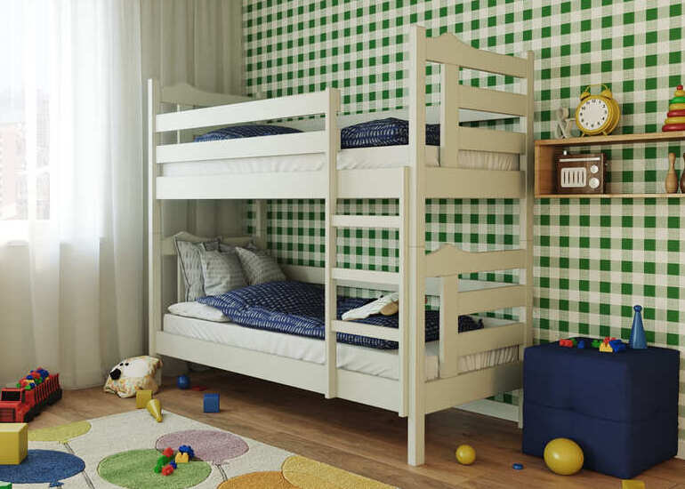 Ліжко двоярусне дерев'яне Санта - фото 5