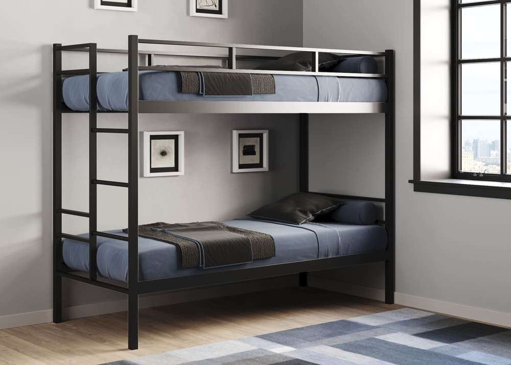 Кровать металлическая двухъярусная Флай - фото 2 Кровать металлическая двухъярусная Флай - фото 2