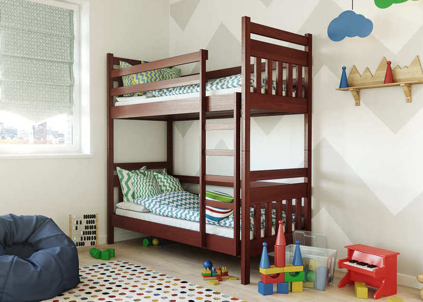 Ліжко двоярусне дерев'яне Умка - фото 5