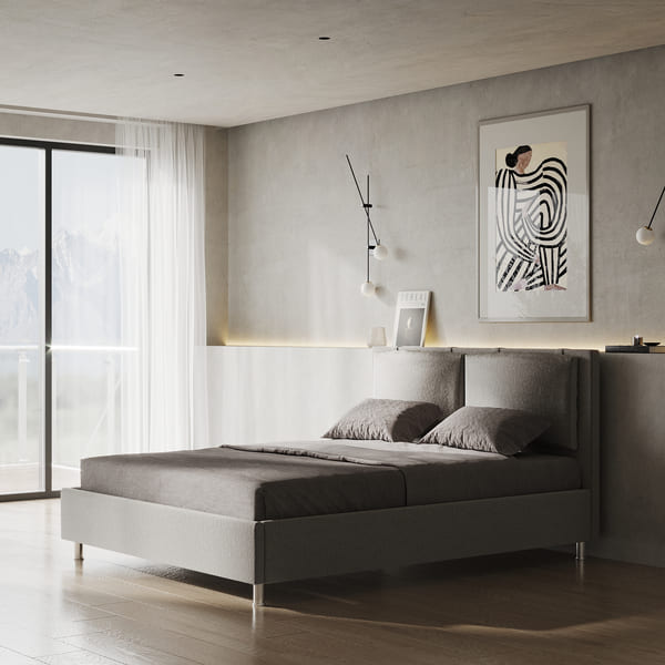 Ліжко м'яке Бордо - фото 1