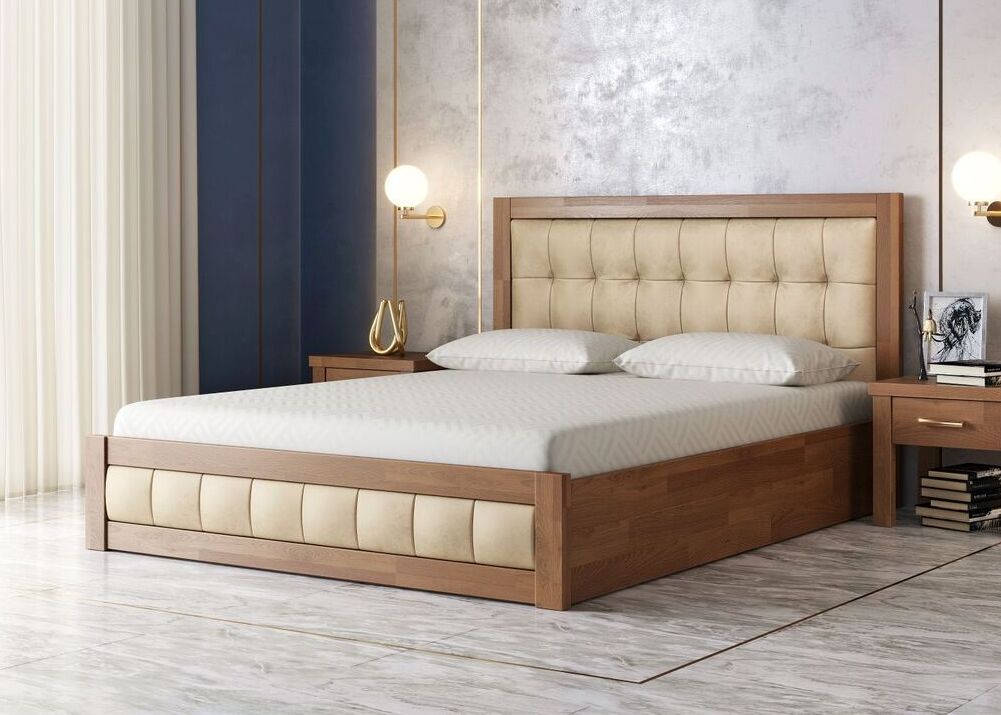 Ліжко дерев'яне Мадрид 50М Плюс - фото 4 Ліжко дерев'яне Мадрид 50М Плюс - фото 4