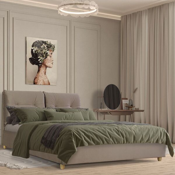 Ліжко м'яке Жасмін - фото 1