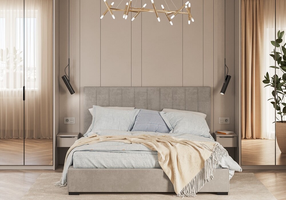 Ліжко м'яке Амелія 1 - фото 2