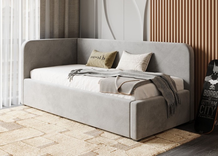 Ліжко м'яке Латте - фото 4