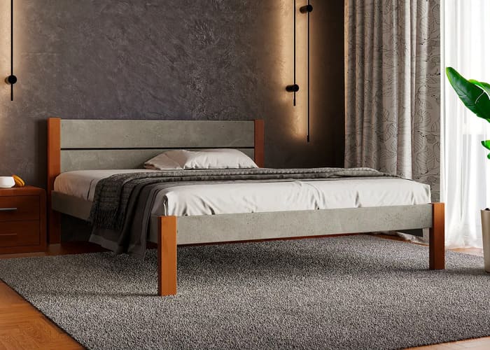 Кровать деревянная Лофт 2 - фото 2