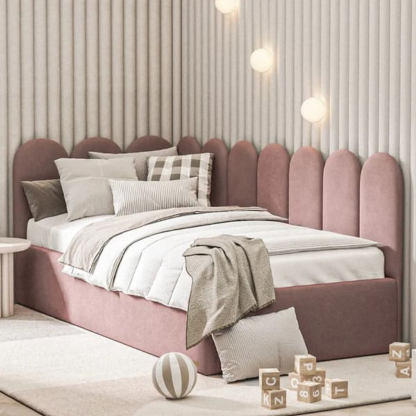 Кровать мягкая угловая Эмели - фото 1