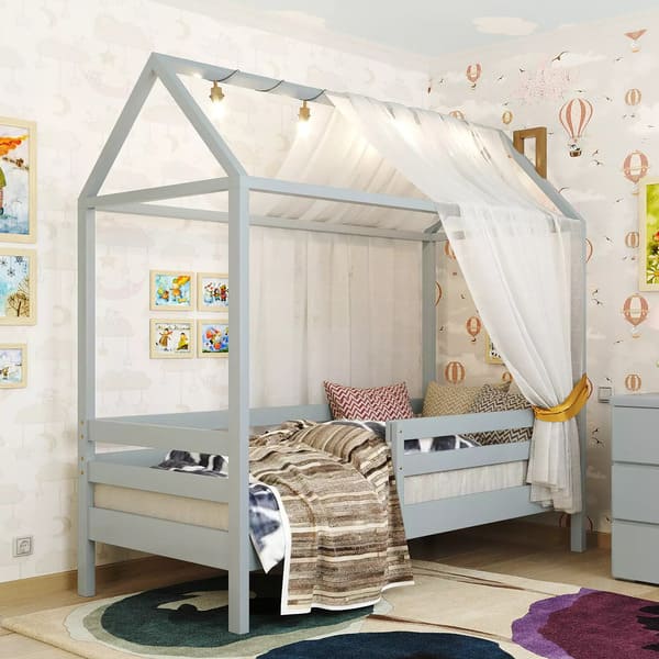 Кровать деревянная Домик Джерри - фото 1