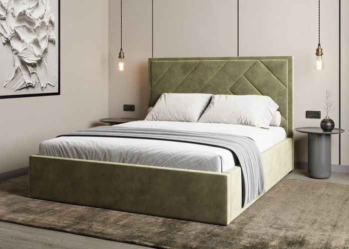 Кровать мягкая Novaro - фото 4 Кровать мягкая Novaro - фото 4