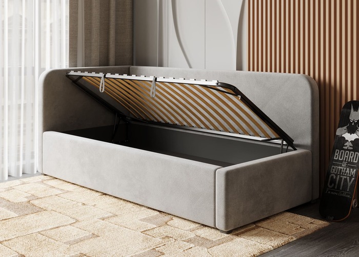 Ліжко м'яке Латте - фото 5