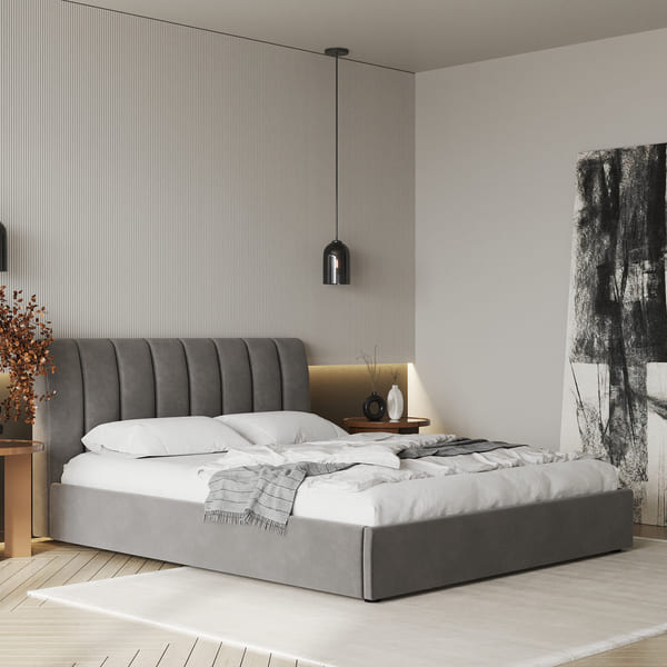 Ліжко м'яке Марсель - фото 1