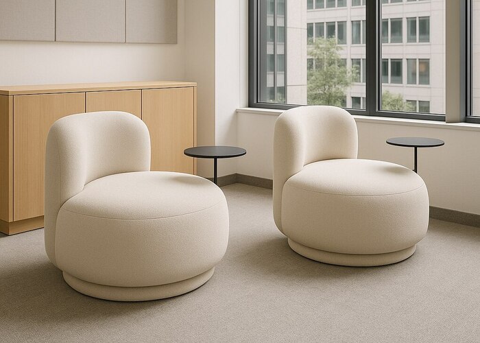 Кресло мягкое Harmonia со столиком - фото 3