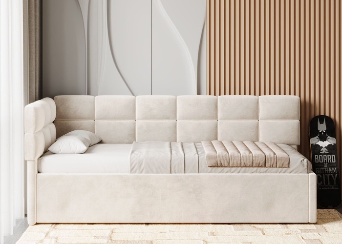 Кровать мягкая угловая Астрата - фото 3