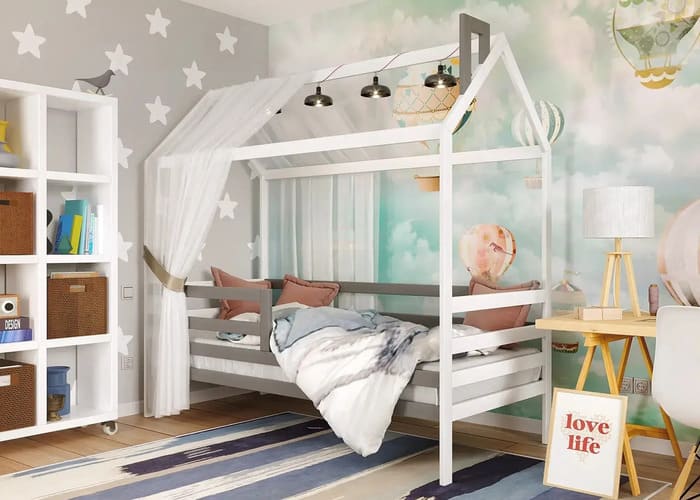 Кровать деревянная Домик Том - фото 2