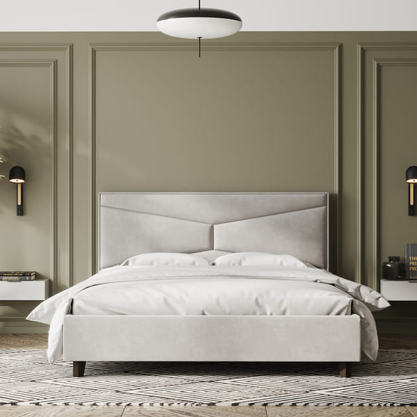 Кровать мягкая Ницца - фото 1