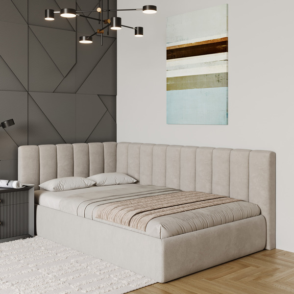 Ліжко м'яке кутове Ольвія - фото 1