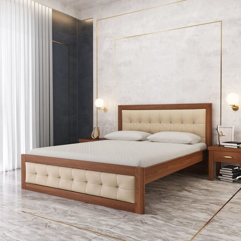 Ліжко дерев'яне Мадрид 50М Плюс - фото 1